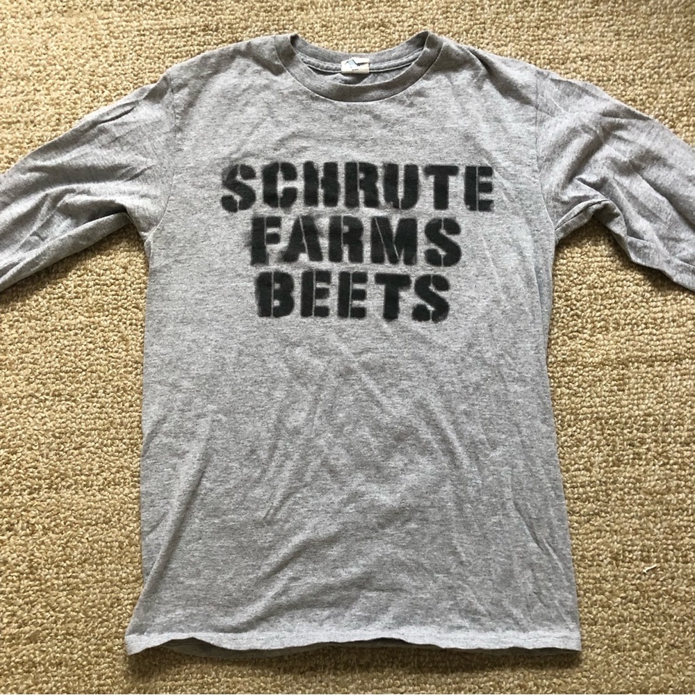 The Office Schrute Farms Beets Long Sleeve Shirt